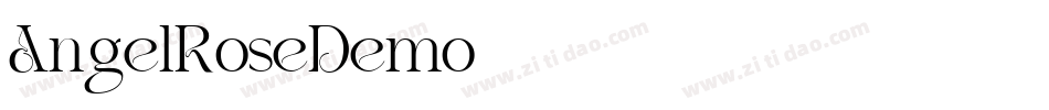 AngelRose-Demo字体转换