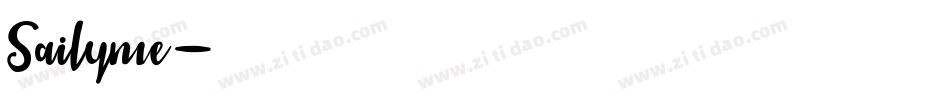 Sailyme字体转换
