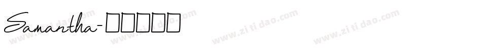Samantha字体转换