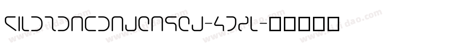 KilotonCondensed-478l字体转换