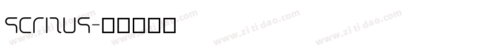 scritus字体转换