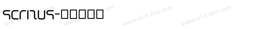 scritus字体转换