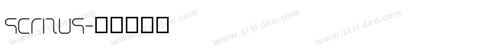scritus字体转换