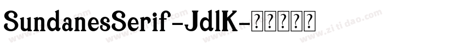 SundanesSerif-JdlK字体转换