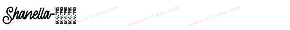Shanella字体转换