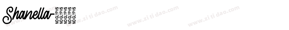 Shanella字体转换