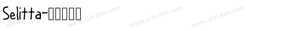 Selitta字体转换