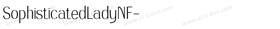 SophisticatedLadyNF字体转换