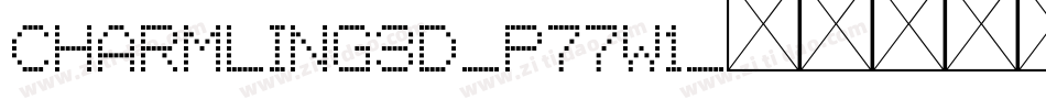 Charmling3D-p77w1字体转换