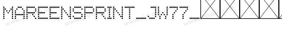 MareensPrint-JW77字体转换