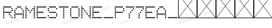Ramestone-p77ea字体转换