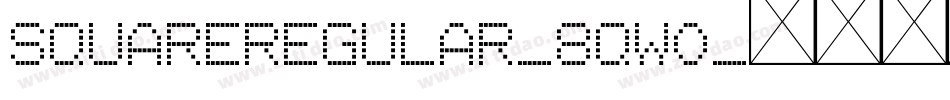 SquareRegular-8qW0字体转换