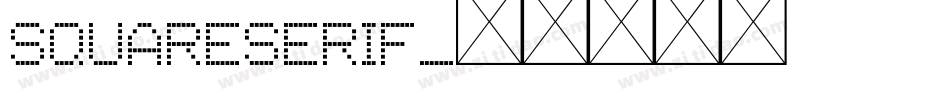 SquareSerif字体转换