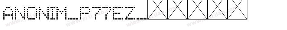 Anonim-p77EZ字体转换