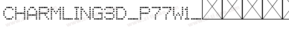 Charmling3D-p77w1字体转换