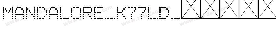 Mandalore-K77lD字体转换