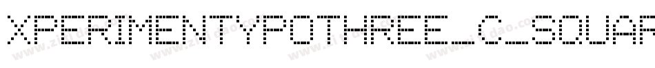 XperimentypoThree-C-Square字体转换