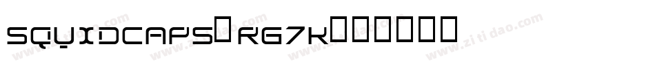 SquidCaps-rg7K字体转换