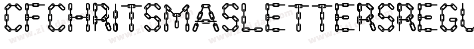 CfChritsmasLettersRegular-8zMJ字体转换