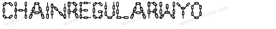 Chainregular-Wyo4字体转换