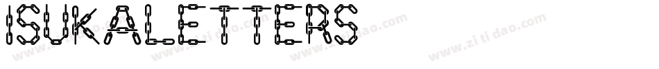 IsukaLetters字体转换