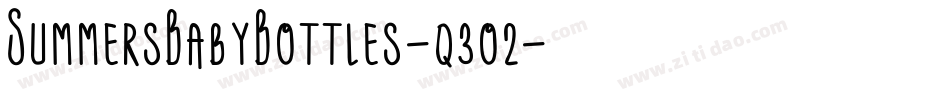 SummersBabyBottles-q3o2字体转换