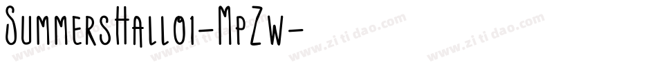 SummersHallo1-MpZw字体转换