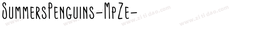 SummersPenguins-MpZe字体转换