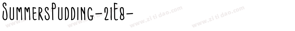 SummersPudding-21E8字体转换 SummersPudding-21E8字体转换