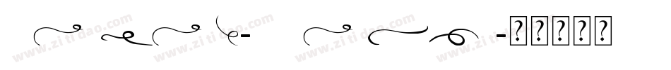 Kaylari-Swashes字体转换