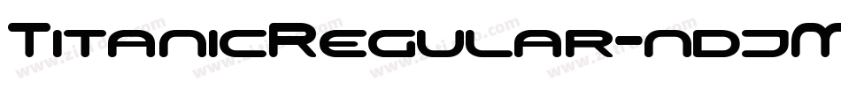 TitanicRegular-ndjM字体转换