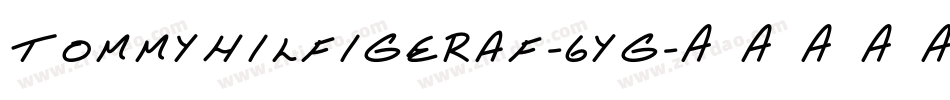 TommyHilfigerAf-6yg字体转换