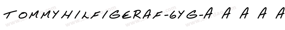 TommyHilfigerAf-6yg字体转换