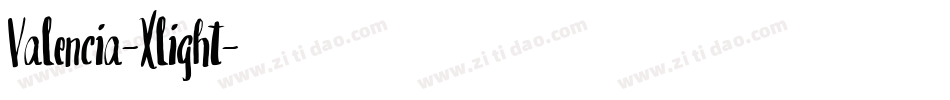 Valencia-Xlight字体转换