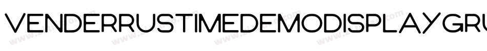 VenderRustimeDemoDisplayGrunge-6YyB1字体转换