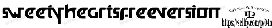 SweetyheartsFreeversion-EjGn字体转换
