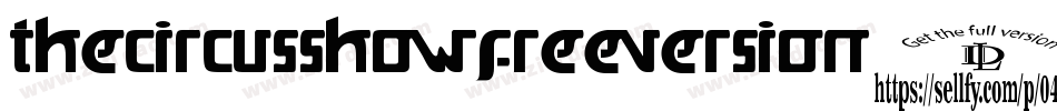 TheCircusShowFreeversion-DjdW字体转换 TheCircusShowFreeversion-DjdW字体转换