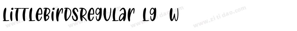 LittleBirdsRegular-lg81w字体转换