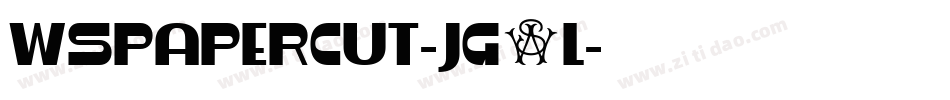 WsPaperCut-jG8l字体转换