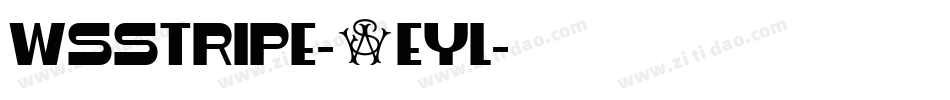 WsStripe-5EYL字体转换