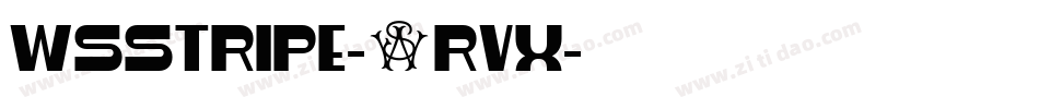 WsStripe-5RVx字体转换