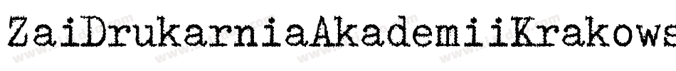 ZaiDrukarniaAkademiiKrakowskiej1674-nRAmR字体转换