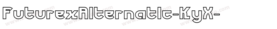 FuturexAlternatlc-KyX字体转换