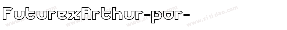 FuturexArthur-por字体转换