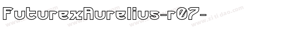 FuturexAurelius-r07字体转换