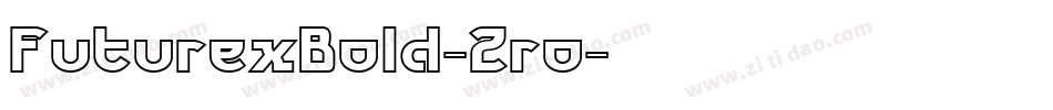 FuturexBold-2ro字体转换