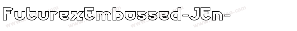 FuturexEmbossed-JEn字体转换