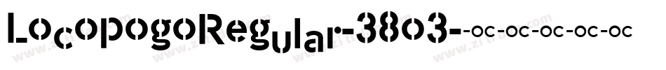 LocopogoRegular-38o3字体转换