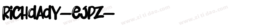 RichDady-Ejpz字体转换