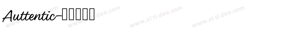 Auttentic字体转换
